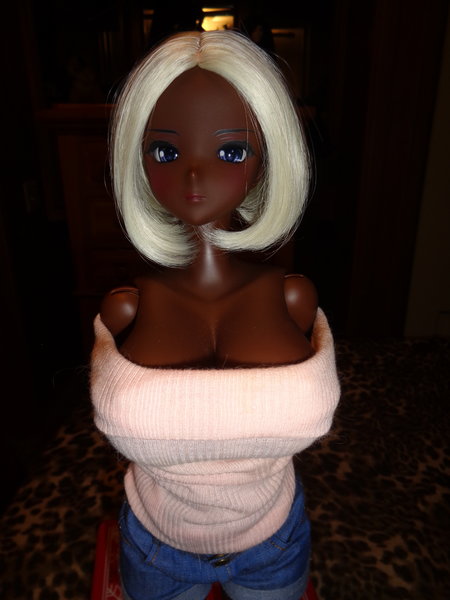 Trying the pink dress as a top?