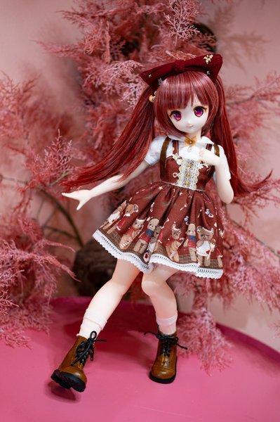 Cherry in Teddy Bear Dress