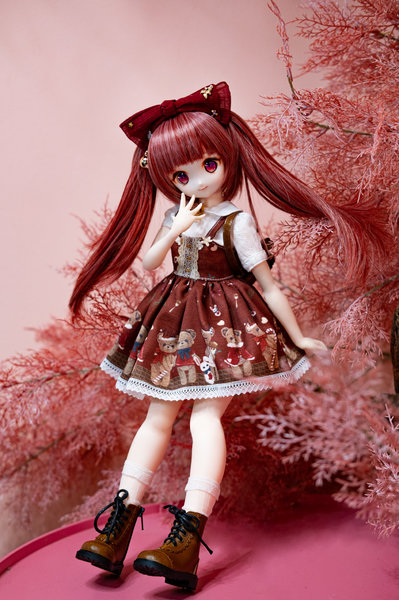 Cherry in Teddy Bear Dress