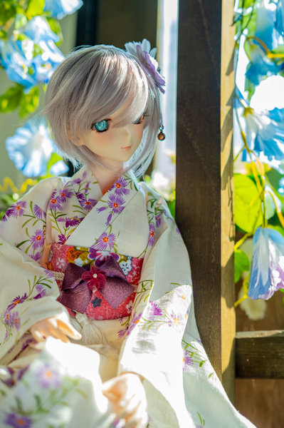 Anastasia in yukata