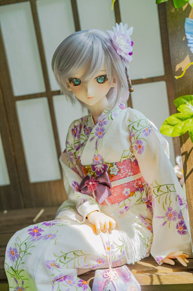 Anastasia in yukata