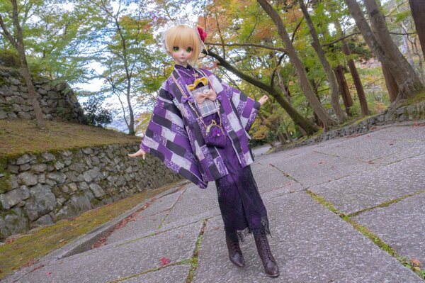Frederica in Bishamon-dō Temple